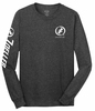 Long Sleeve Core Cotton Tee- Dk Heather Grey
